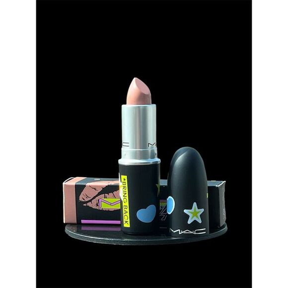 MAC 40th Anniversary Satin Lipstick FLESHPOT Iconic Packaging - Picture 11 of 16